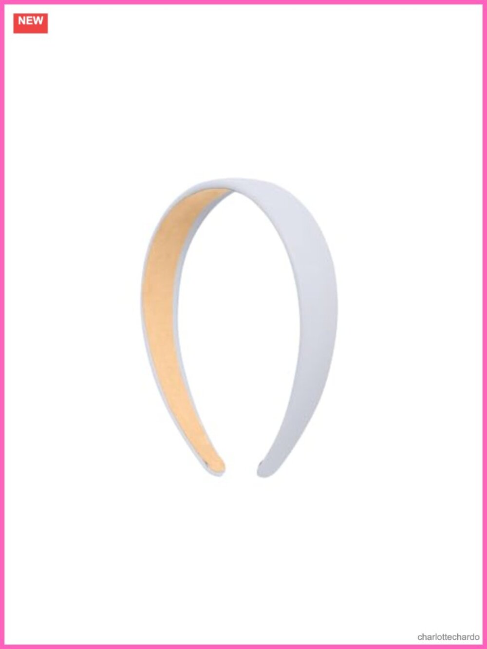 1 Inch Vegan Leather Headband Non-Slip Wide Hair Accessory